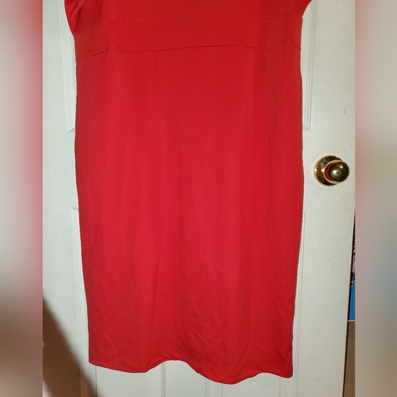 *SOLD* NWT Jasambac Red Bodycon Pencil Dress with Pockets - Picture 8 of 16